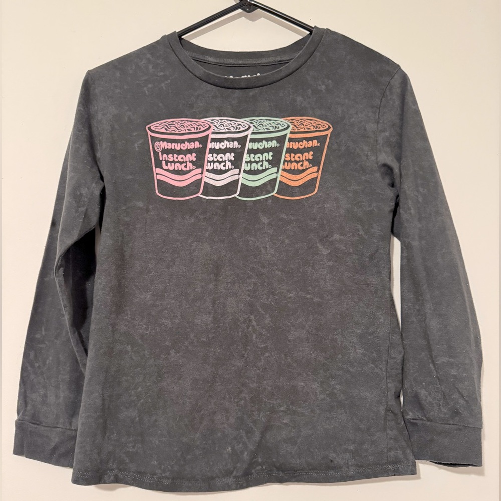 Maruchan Print Girl's Long Sleeve Shirt